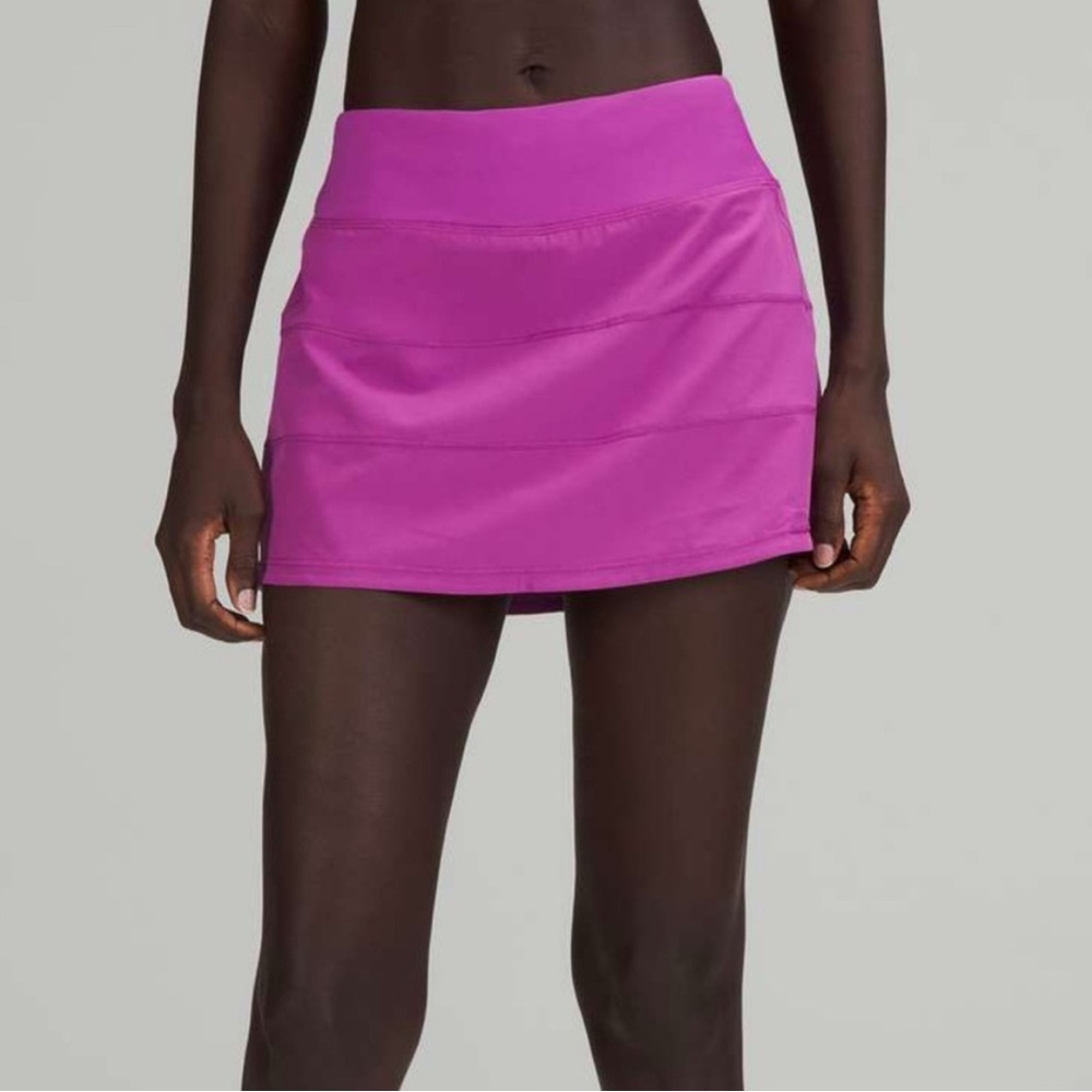 Lululemon Pace Rival Skirt vivid plum sz 4